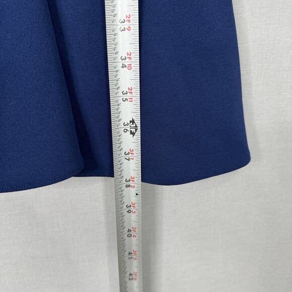 Gal Meets Glam Womens Dress 6 Blue Tyler Off The Shoulder Scuba Crepe Evening - Picture 4 of 14